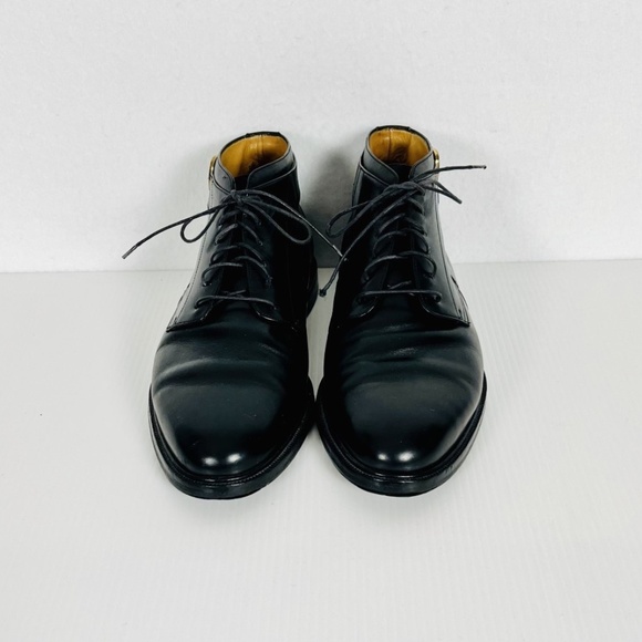 Mezlan Black Leather Men’s Ankle Boots Shoes Sz 9.5M Buckle Made In Spain main image 6